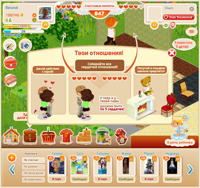 2.Отношения